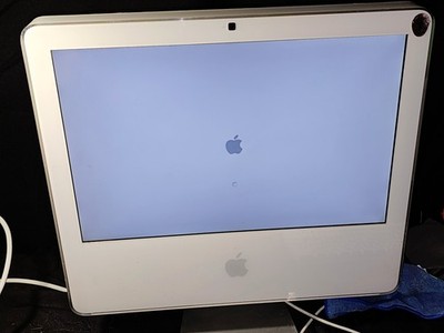 Apple iMac White Intel 2006/2007 Vintage Powers On Parts  ️
