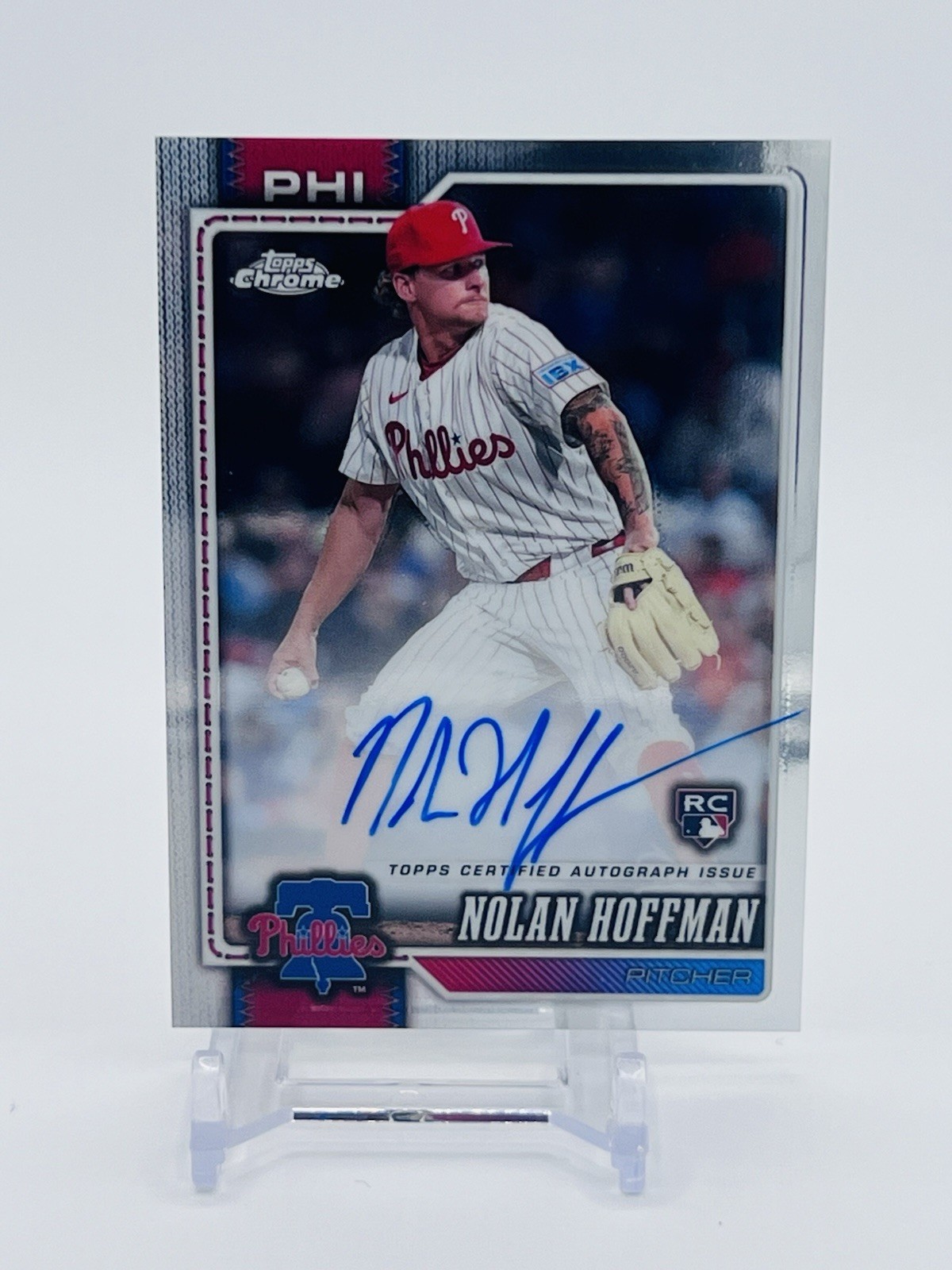 2026 Topps Chrome Nolan Hoffman Rookie Autograph