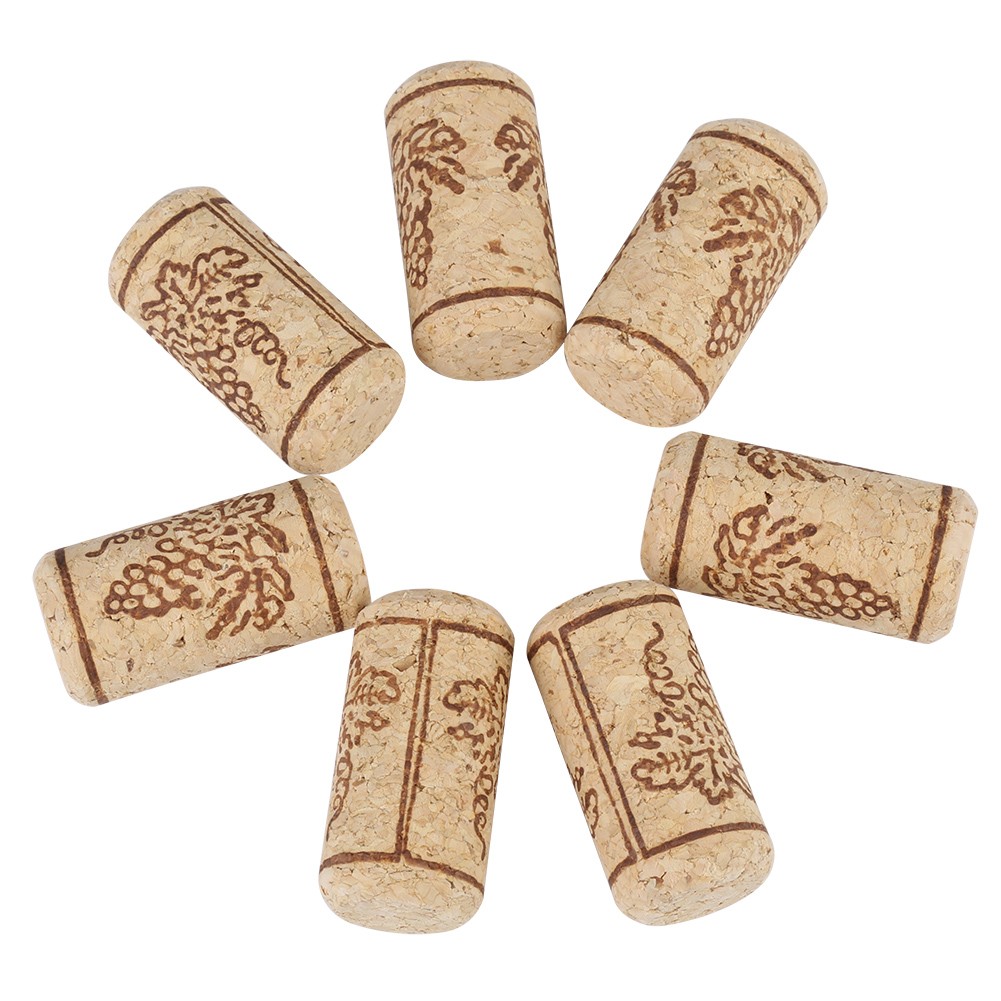 50PCS 22 *44mm Cork StraightCorks Wooden Wine Bottle Stopper Replacement Part