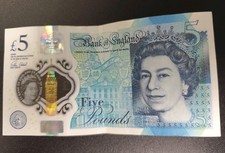 AA01 £5 Five Pound Polymer note ~AA01  ~196018 good condition