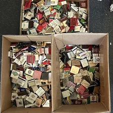Vintage Matchbook Lot 1200+ Assorted Advertising Local & Travel Collectible Bulk