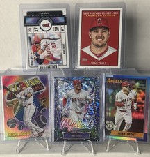 Mike Trout Lot Topps Chrome Refractor Inserts MVP Angels 🔥