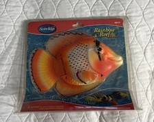 Swim Ways Rainbow Reef Swimming Action Pool Fish 17017 Orange Vintage