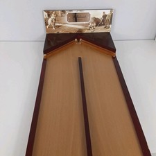 Old School Sports Shuffleboard Wooden Table Game Complete 8 Pushers No Box