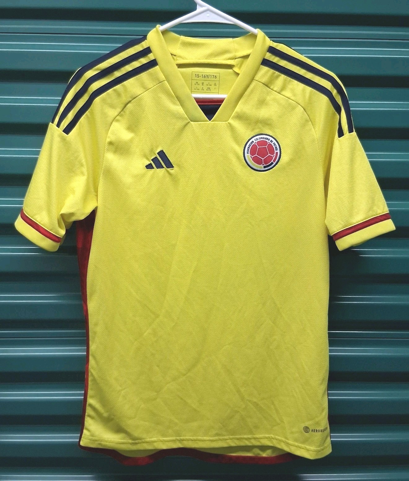 Adidas Federacion Colombiana De Futbol  Soccer Shirt Jersey Size XL Youth Boys
