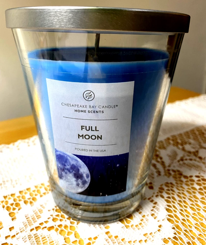 Yankee Candle Ches Bay ARCTIC LIGHTS vaso azul 11,5 oz nuevo envío gratuito Foto 2 de 4