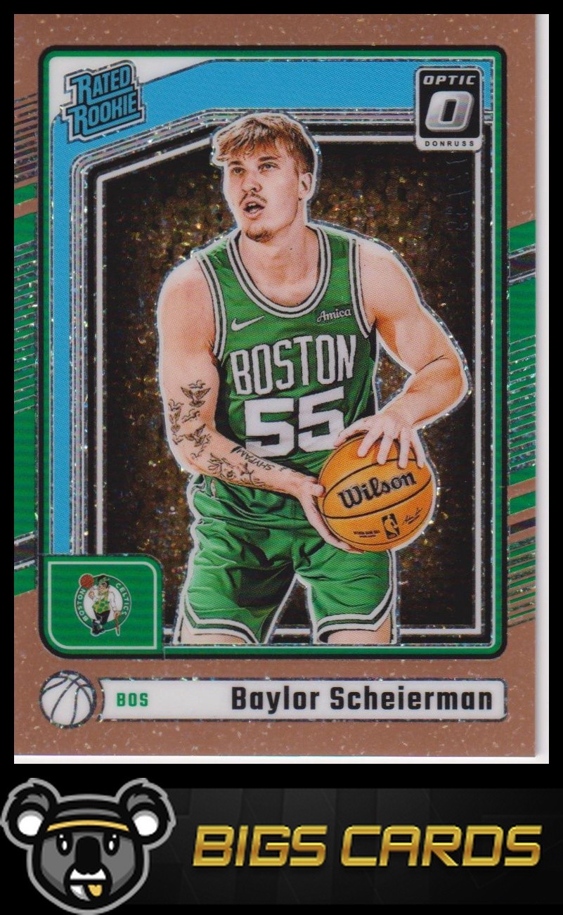 2024-25 Donruss Optic #263 Baylor Scheierman Rookie Copper Glitter #/99