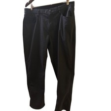 Quince Mens 5-Pocket Performance Chino Pants Black Organic Cotton Coolmax 34x30