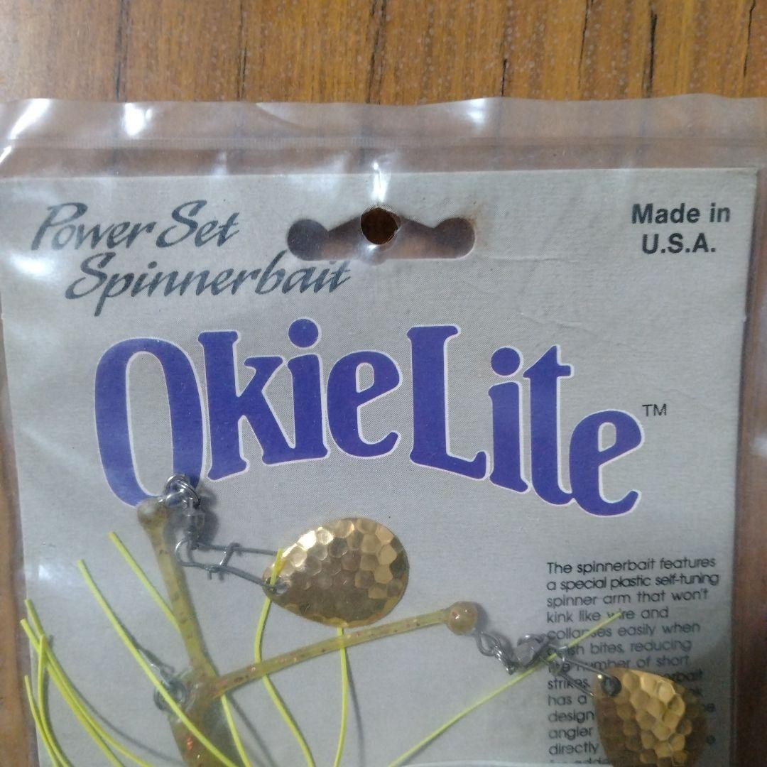 OkieLite Spinnerbait Power Set Yellow/White New Rare USA Bait - Image 2