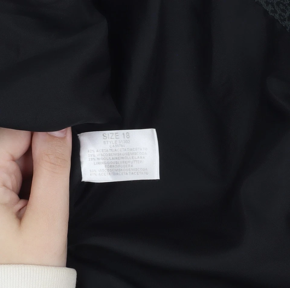 Windsmoor Women's Green Animal Print Long Overcoat Size 18 - Image 4 of 4