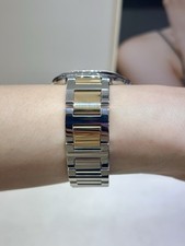 Cartier Ballon Bleu 3005 36MM Two Tone 18K Yellow Gold Steel Quartz Watch 3