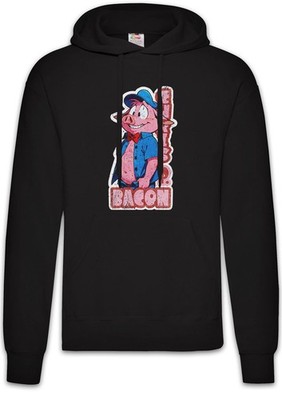 Chris P. Bacon Herren Hoodie Meat Not Vegan Proteine Crispy Pork Pig