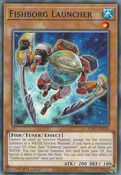Fishborg Launcher - SDFC-EN024 - Common - 1st Edition - Near Mint