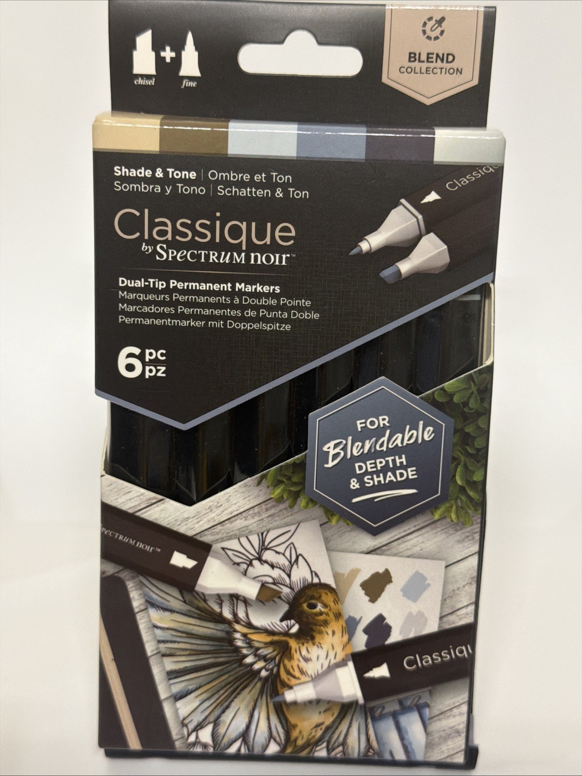 Classique Shades & Tone Blender Set Dual Tip Permanent Marke