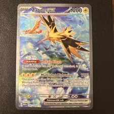 Zapdos EX 202/165 Scarlet & Violet 151 Illustrazione Speciale Rara Holo NM