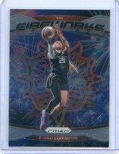 2024 Panini Prizm WNBA DIJONAI CARRINGTON #5 FIREWORKS Insert SUN LYNX