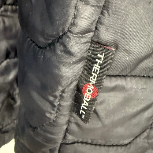 The North Face Boy's Thermoball Full Zip Black Jacket Quilted Insulated Sz M - Picture 11 of 11