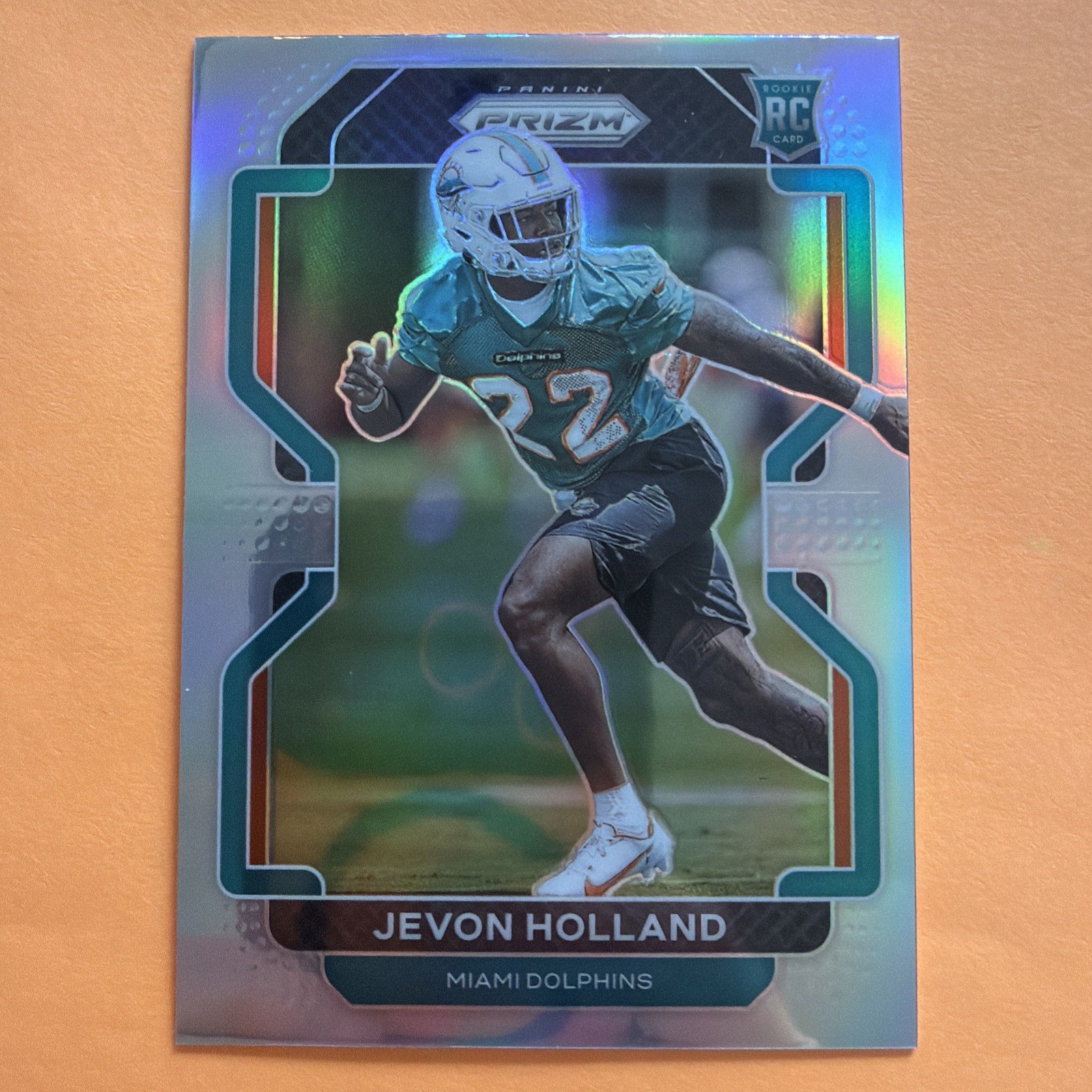 2021 JEVON HOLLAND RC Panini Silver Prizm #392 Miami Dolphins NM/MT 🏈🔥