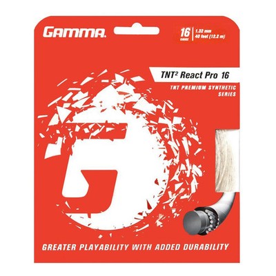 Gamma Tnt² React Pro Saitenset 12,2m Saitenstärke