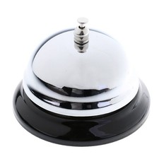 Campanello da banco in metallo per reception con suono nitido per hotel e negozi