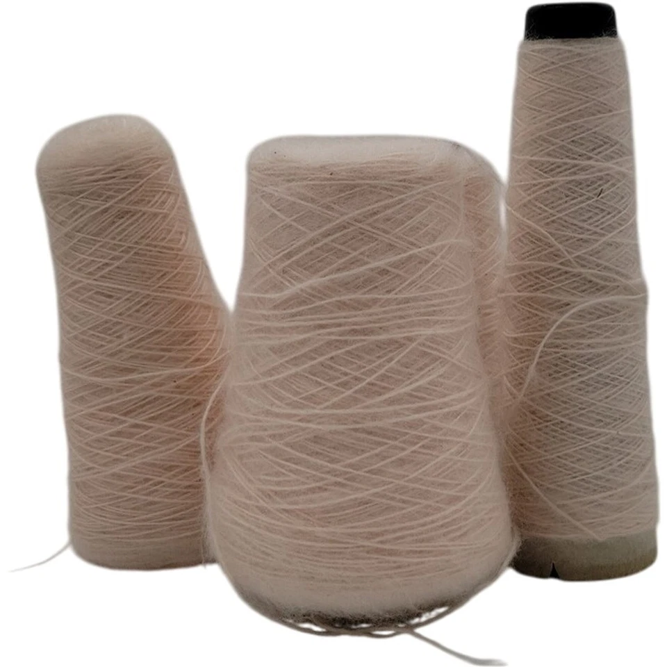 Vintage 1980s Off White Yarn Cones for Sewing Knitting Weaving Lot of 4 - Image 3 of 4