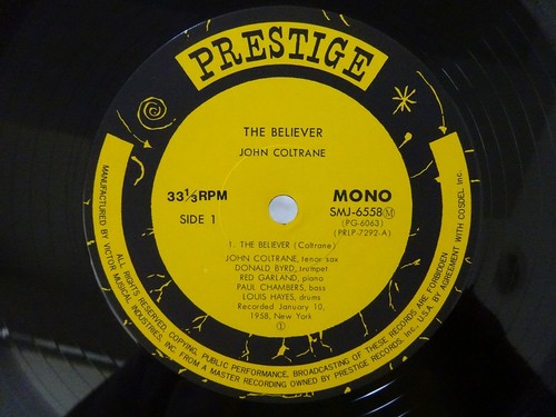John Coltrane The Believer Prestige SMJ-6558(M) Japan VINYL LP OBI - Picture 3 of 3