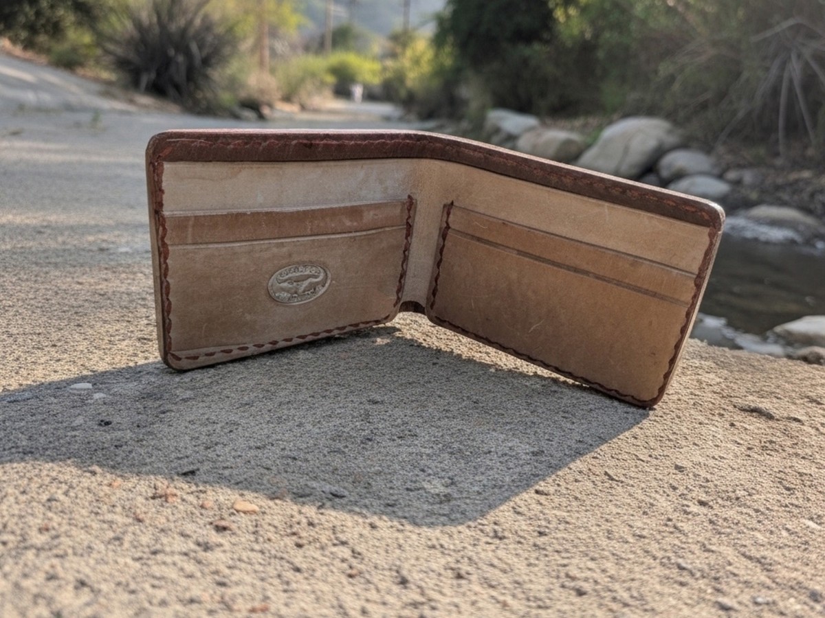 Old World Leather Wallet View 2