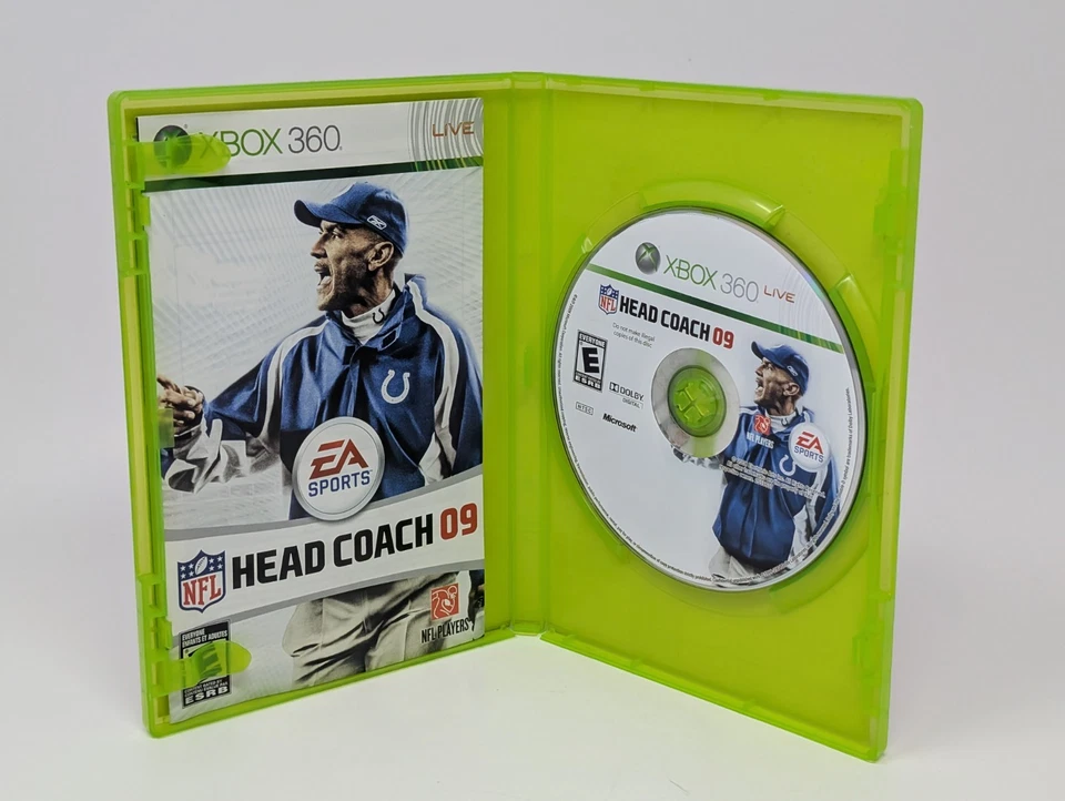 NFL Head Coach 09 (Xbox 360, 2008) - CIB Complete Minty - Image 3 of 3