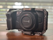 Blackmagic Design Pocket Cinema Camera BMPCC 4K MFT with Tilta Cage