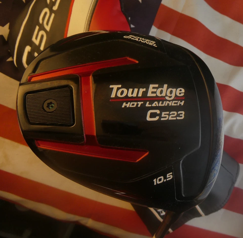 NEW! TOUR EDGE HOT LAUNCH C523 Golf Driver 10.5* UST Mamiya 55 Regular Flex + HC - Image 2 of 4