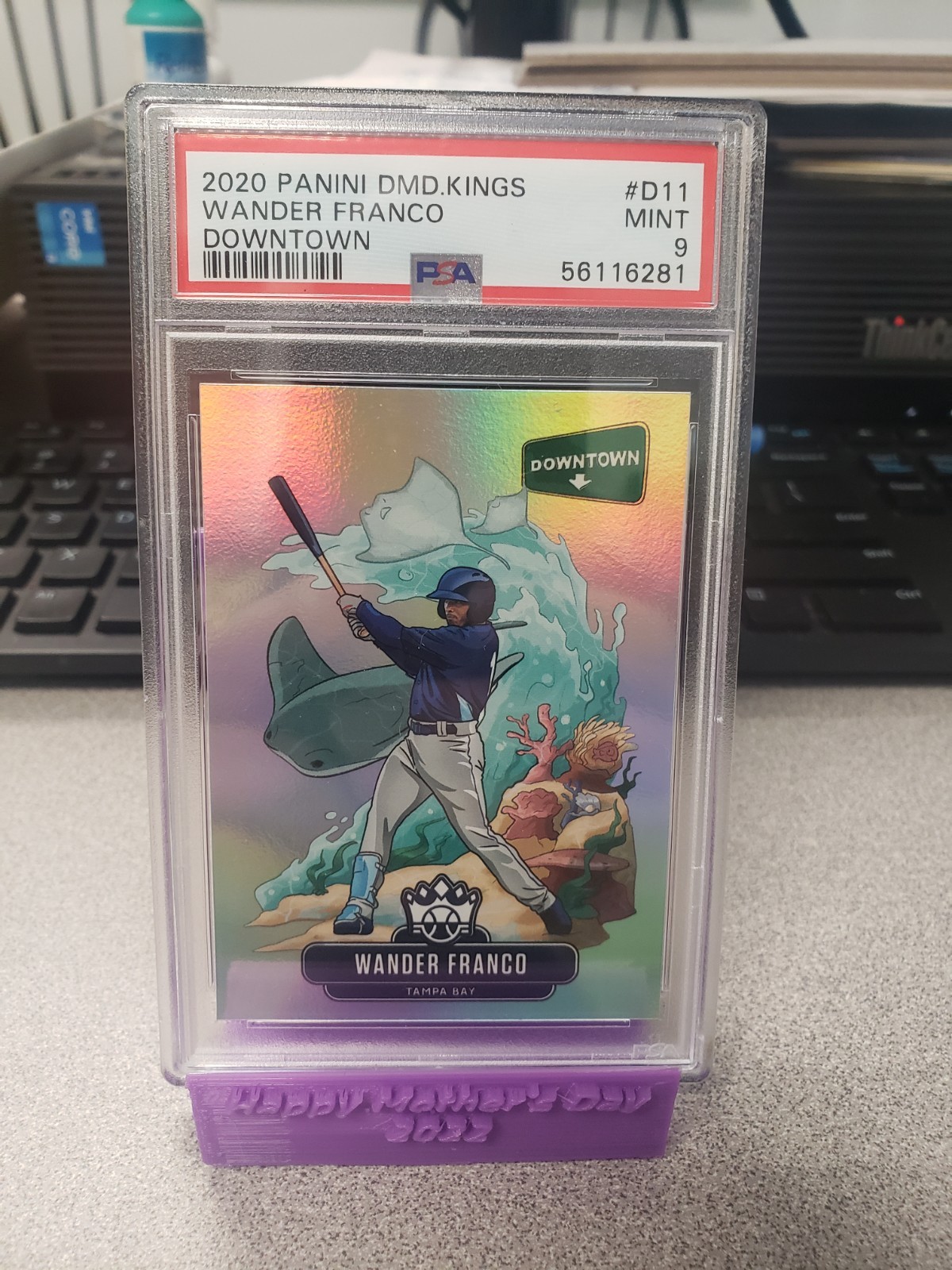 Panini 2020 Diamond Kings Downtown Wander Franco #D11 PSA 9 Tampa Bay Rays -Mint