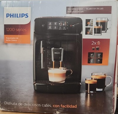 Philips 1200 / EP1220 Series Fully Automatic Espresso Machine Milk Frother Black