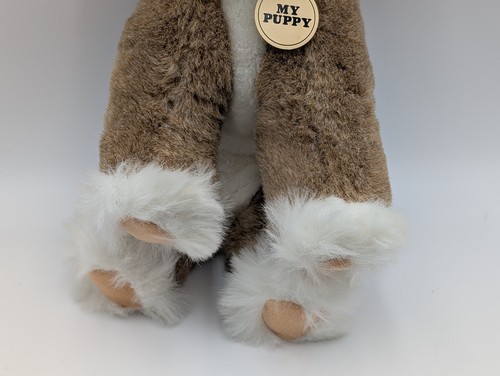 Avon My Puppy Dog Plush 12 Inch 1986 Brown White Standing Stuffed Animal Toy - Picture 4 of 11