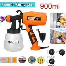 High Pressure Paint Sprayer 900ML HVLP Power Electric Spray Gun DIY Works