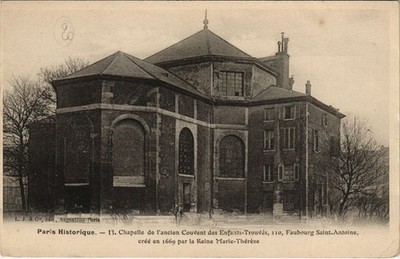 CPA PARIS 12. - 13. Kapelle des ehemaligen Kinderklosters - Gr. (56012)