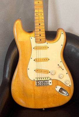 [FERNANDES] Burny Custom FST-75N Natural Made in Japan 1970s ST Type E.Guitar