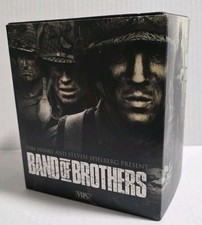 Band Of Brothers VHS Set Tom Hank Steven Spielberg Military War Series 2002 HBO 