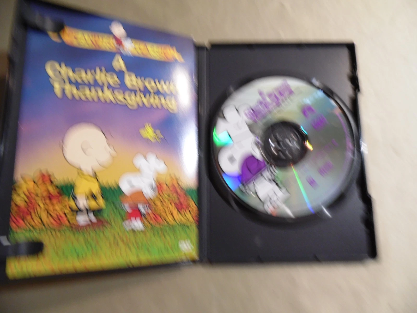 Peanuts Classic A Charlie Brown Thanksgiving DVD (Used) Free Domestic Shipping