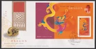 China Hong Kong FDC 2000.01.23. Year of the Dragon $5 Imperforate Block Z4327
