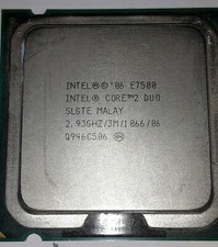 Intel Core 2 Duo E7500 2.93ghz Dual Core CPU Processor LGA 775 SLGTE