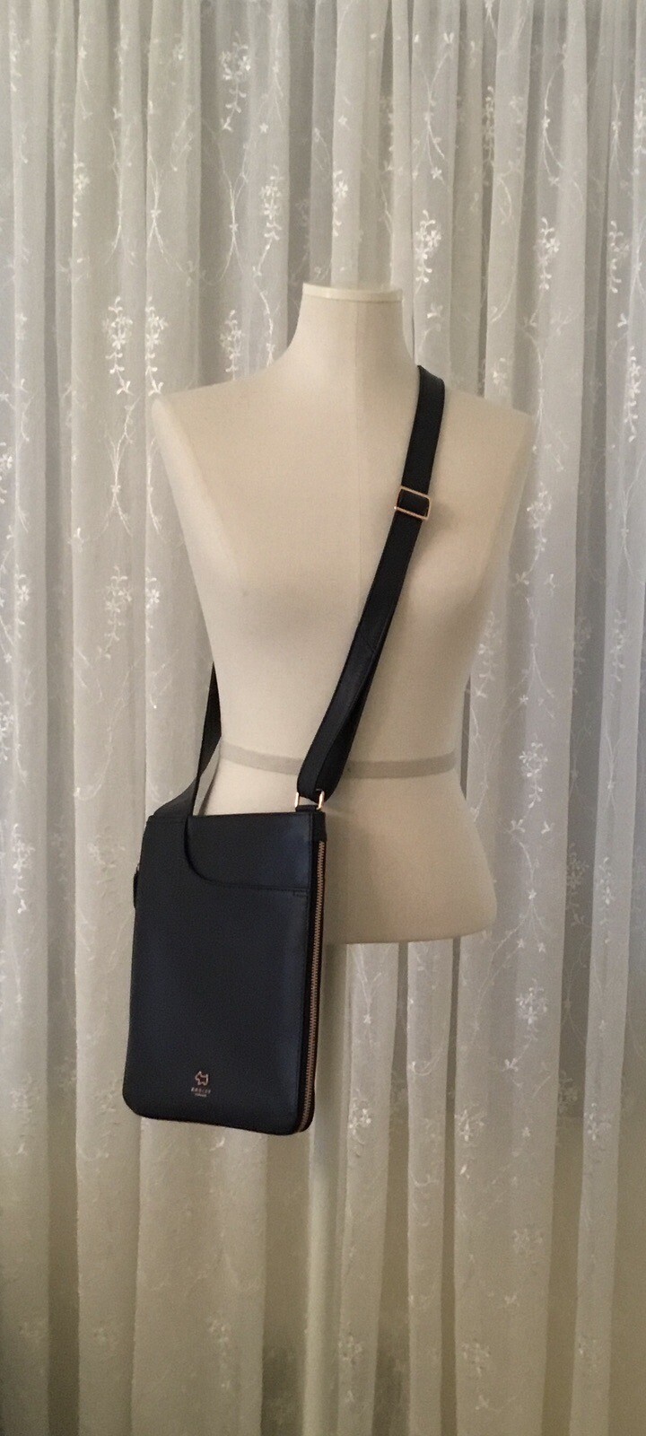 RADLEY LONDON Pocket Bag ZipTop Leather Crossbody, Blue, NWOT eBay