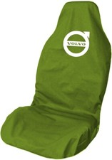 Volvo Logo Waterproof Premium Large Olive Green Front Car Seat Cover Protector