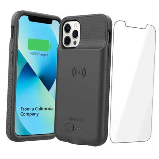 iPhone 11 and iPhone XR Battery Case, 5500mAh Slim iPhone 11 (6.1 inch)
