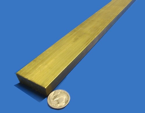 360 Brass Flat Bar 1/2" Thick x 1 1/2" Wide x 36.0" Length - Picture 7 of 11