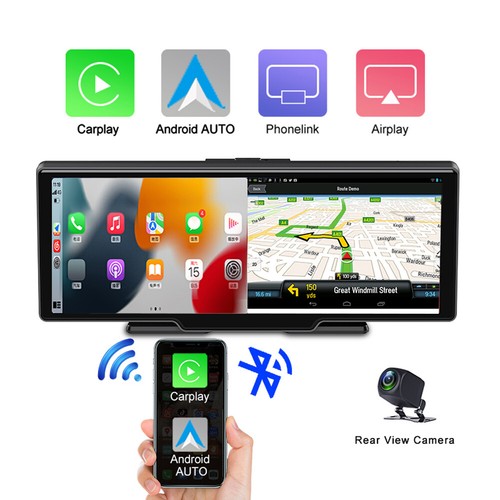 Car Dashboard GPS Navigation Dash Camera Dual Lens 2k +1080P Voice Control DVR - Picture 2 of 7
