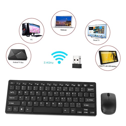 2,4 GHz Tastatur Maus Combo Kit Ultra Dünn mit J2E1 - Bild 8 von 11