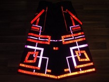 Heatwave phat pants rave gear reflective dance wear hardstyle reflector trousers