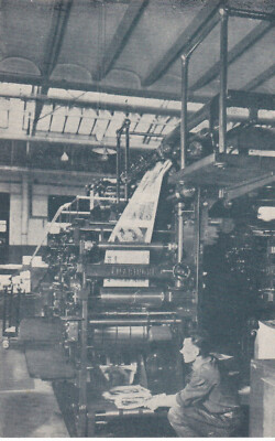 Old postcard ONE OF THE FOLDERS 2 AND 5 FOLDS OF THE Sunday cross
