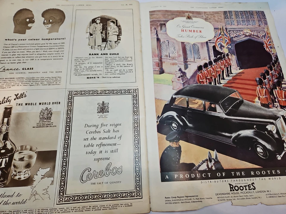 The illustrated london news, royal wedding, nov 29 1947 - Image 3 of 4