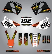 Custom graphics for KTM 2 stroke 1993-1997 FACTORY STYLE full sticker kit